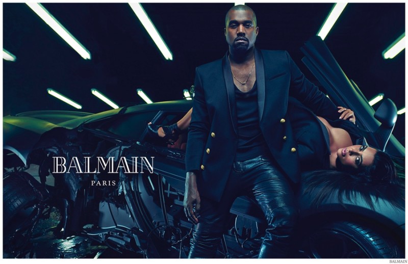 Balmain-Spring-Summer-2015-Mens-Campaign-Kanye-West-Kim-Kardashian-001-800x518