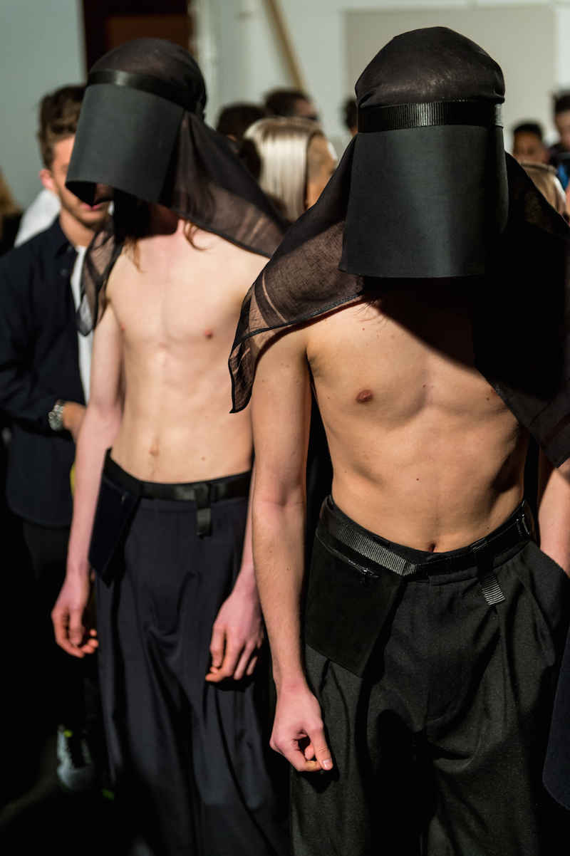 MAN: Backstage - London Collections: Men AW15